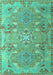 Persian Turquoise Traditional Rug, tr166turq