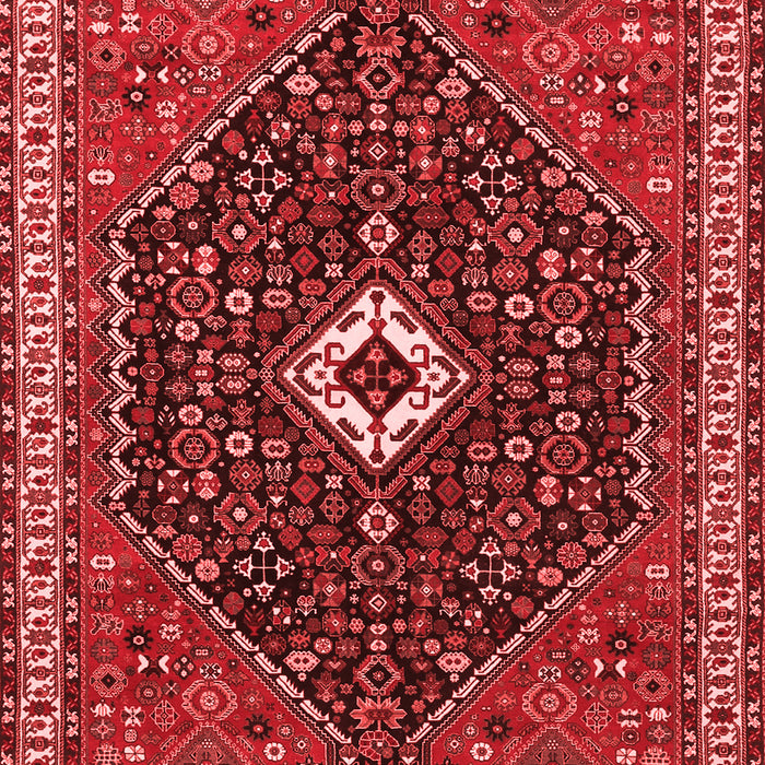 Machine Washable Persian Red Traditional Rug, wshtr1670red