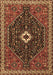 Machine Washable Persian Brown Traditional Rug, wshtr1670brn