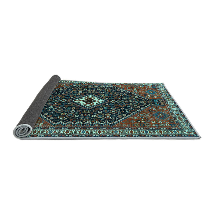 Sideview of Persian Light Blue Traditional Rug, tr1670lblu