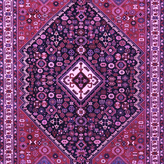 Machine Washable Persian Purple Traditional Area Rugs, wshtr1670pur