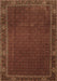 Persian Brown Traditional Rug, tr1671brn