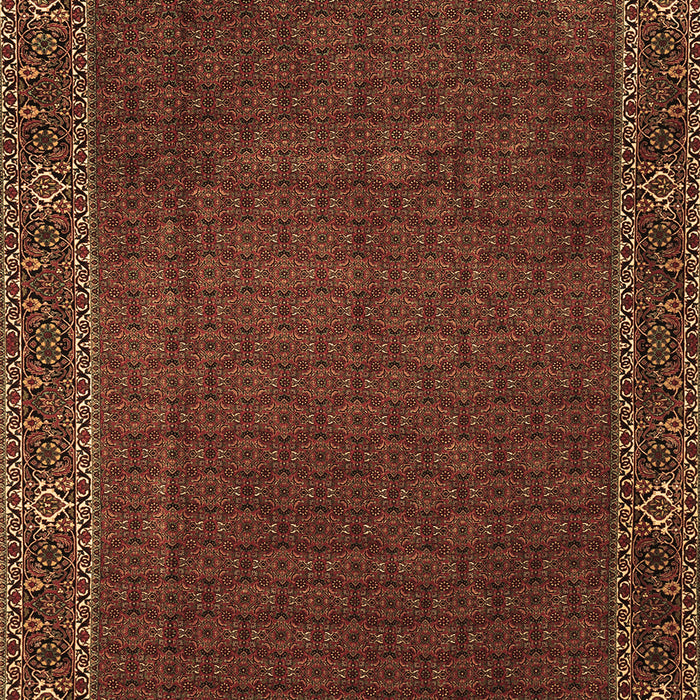 Machine Washable Persian Brown Traditional Rug, wshtr1671brn