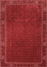 Persian Red Traditional Area Rugs