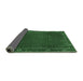 Sideview of Persian Emerald Green Traditional Rug, tr1671emgrn