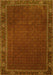 Machine Washable Persian Yellow Traditional Rug, wshtr1671yw