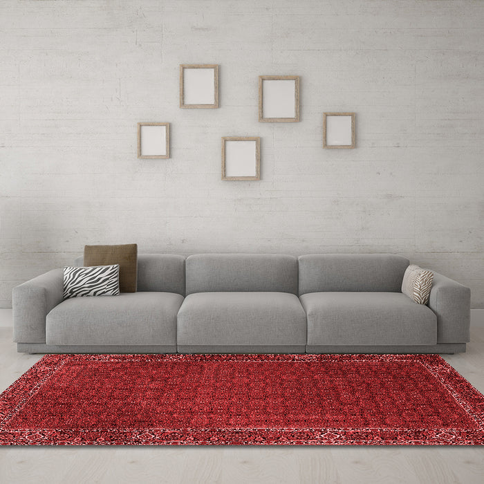 Traditional Red Washable Rugs
