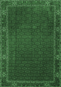 Persian Emerald Green Traditional Rug, tr1671emgrn