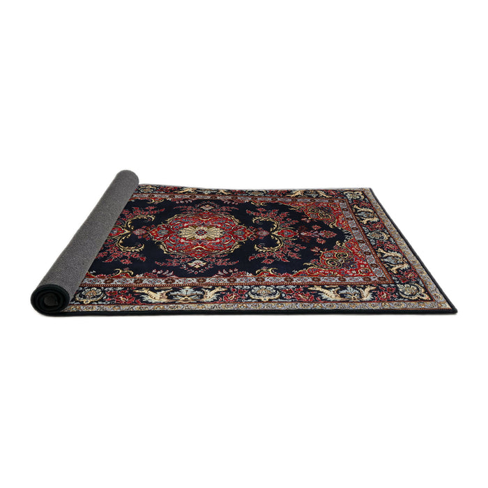 Sideview of Traditional Dark Almond Brown Persian Rug, tr1672