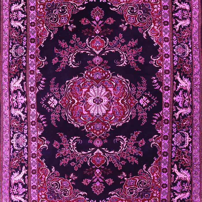 Machine Washable Persian Pink Traditional Rug, wshtr1672pnk