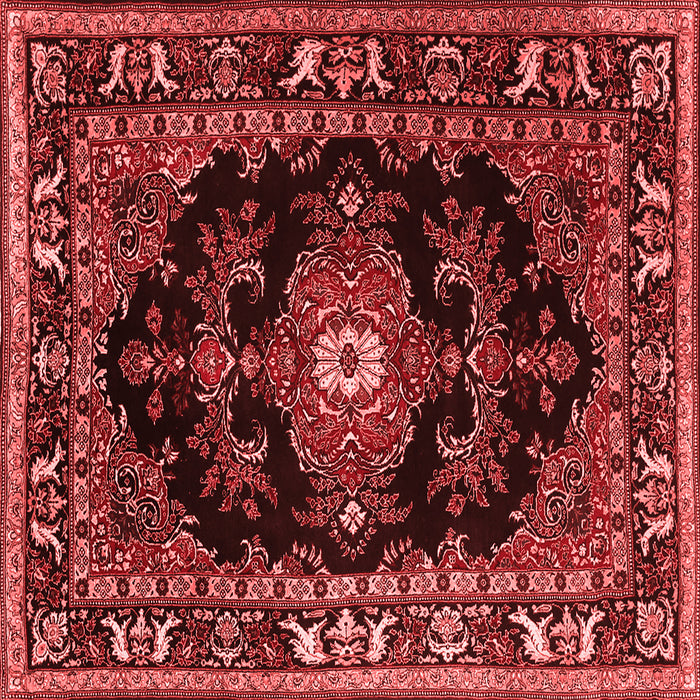 Machine Washable Persian Red Traditional Rug, wshtr1672red
