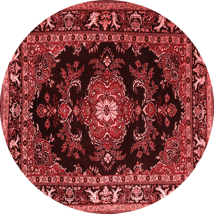 Machine Washable Persian Red Traditional Rug, wshtr1672red