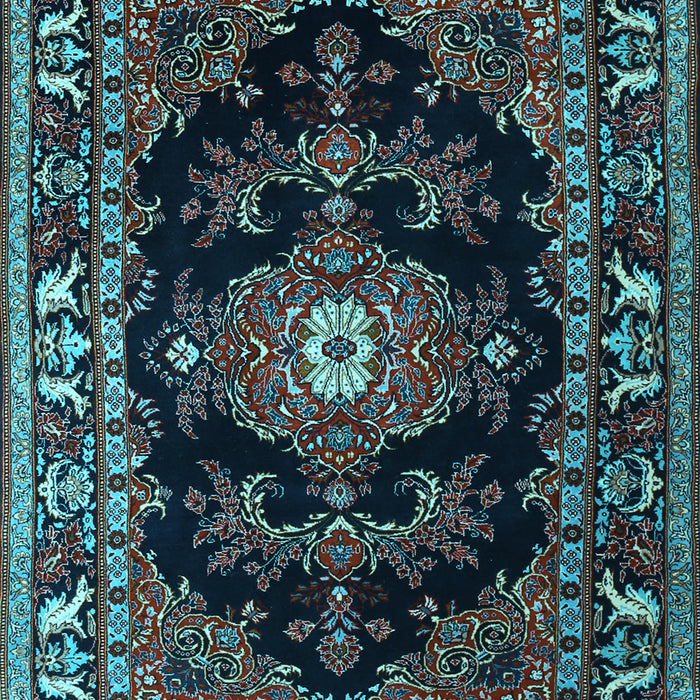 Persian Light Blue Traditional Rug, tr1672lblu