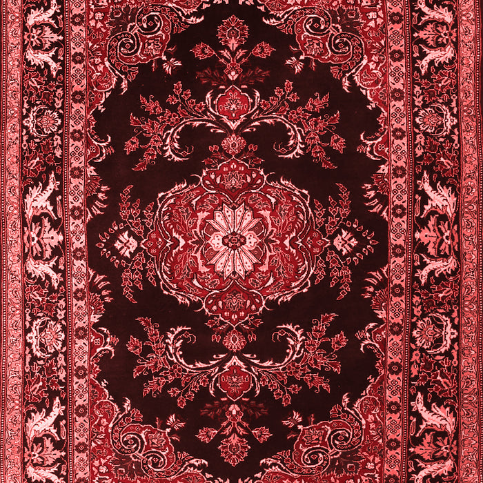Machine Washable Persian Red Traditional Rug, wshtr1672red