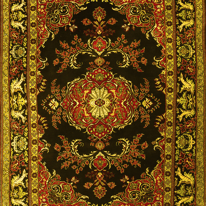 Persian Yellow Traditional Rug, tr1672yw