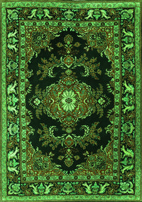 Persian Green Traditional Rug, tr1672grn