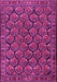 Machine Washable Persian Pink Traditional Rug, wshtr1673pnk