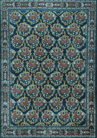 Persian Light Blue Traditional Rug, tr1673lblu