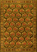 Machine Washable Persian Yellow Traditional Rug, wshtr1673yw