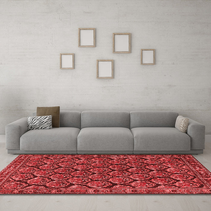 Traditional Red Washable Rugs