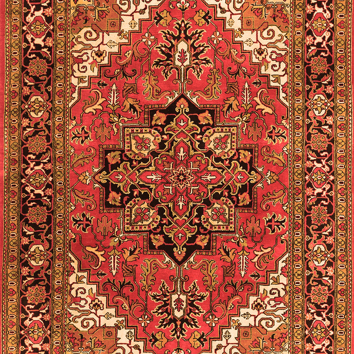 Persian Orange Traditional Rug, tr1674org