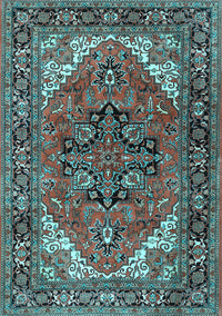 Persian Light Blue Traditional Rug, tr1674lblu