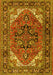 Machine Washable Persian Yellow Traditional Rug, wshtr1674yw