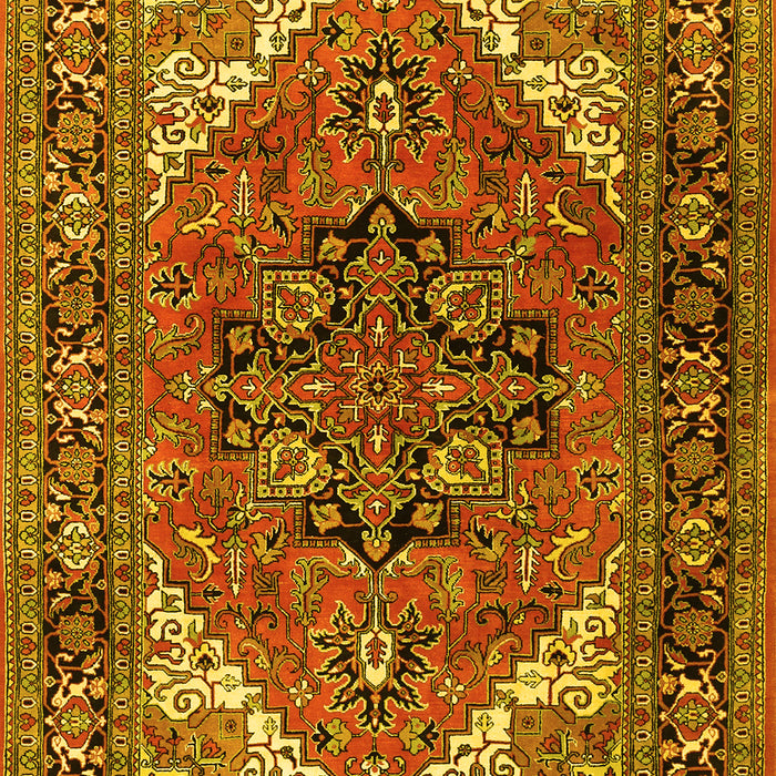 Persian Yellow Traditional Rug, tr1674yw