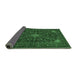 Sideview of Persian Emerald Green Traditional Rug, tr1675emgrn