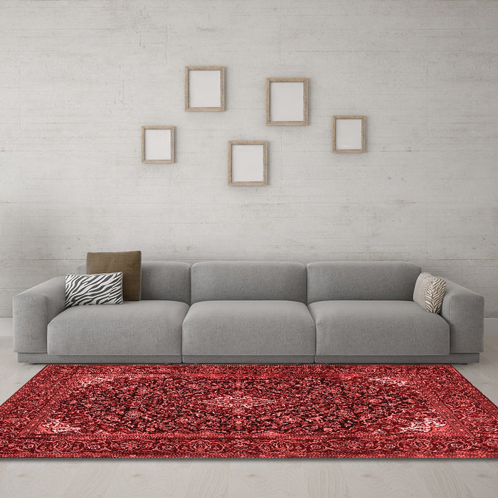 Traditional Red Washable Rugs