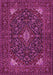 Machine Washable Persian Pink Traditional Rug, wshtr1675pnk