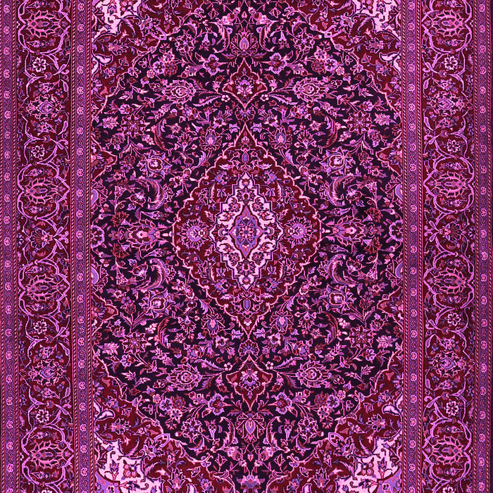 Machine Washable Persian Pink Traditional Rug, wshtr1675pnk