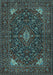 Machine Washable Persian Light Blue Traditional Rug, wshtr1675lblu