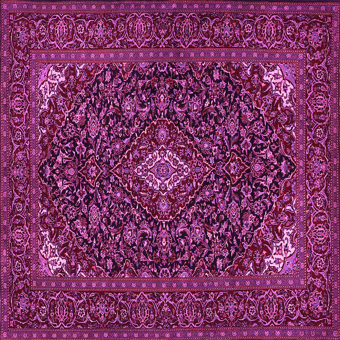 Square Persian Pink Traditional Rug, tr1675pnk