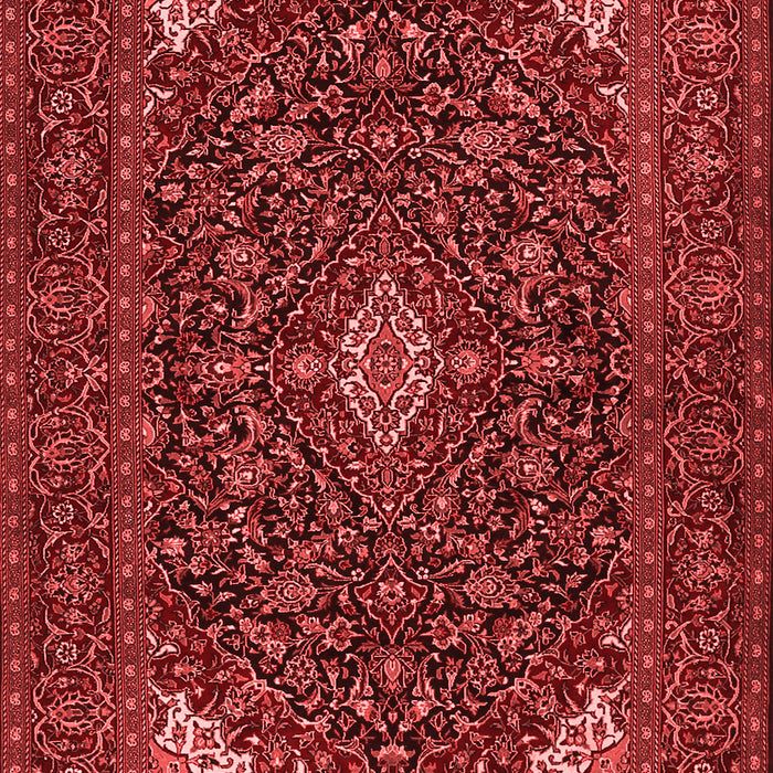 Machine Washable Persian Red Traditional Rug, wshtr1675red