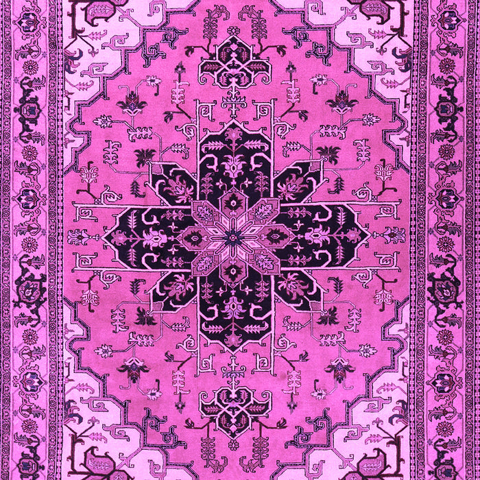 Machine Washable Persian Purple Traditional Area Rugs, wshtr1676pur