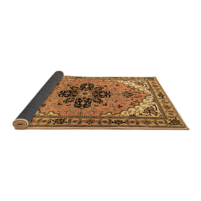 Sideview of Persian Brown Traditional Rug, tr1676brn