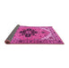 Sideview of Persian Pink Traditional Rug, tr1676pnk