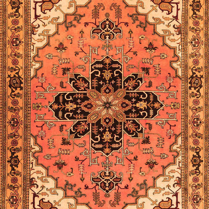 Persian Orange Traditional Rug, tr1676org