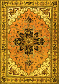 Persian Yellow Traditional Rug, tr1676yw