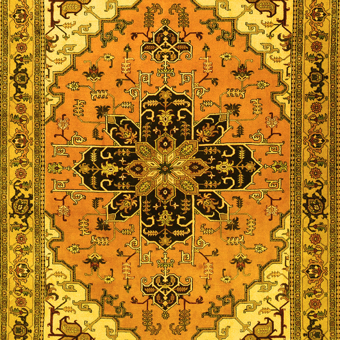 Persian Yellow Traditional Rug, tr1676yw