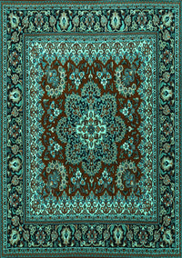 Persian Turquoise Traditional Rug, tr1677turq