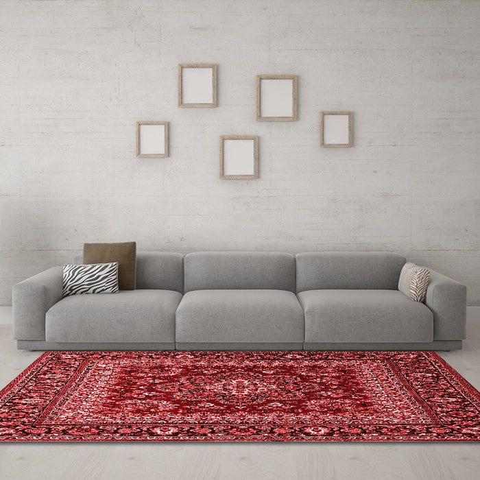 Traditional Red Washable Rugs