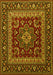 Machine Washable Persian Yellow Traditional Rug, wshtr1677yw