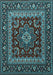 Machine Washable Persian Light Blue Traditional Rug, wshtr1677lblu