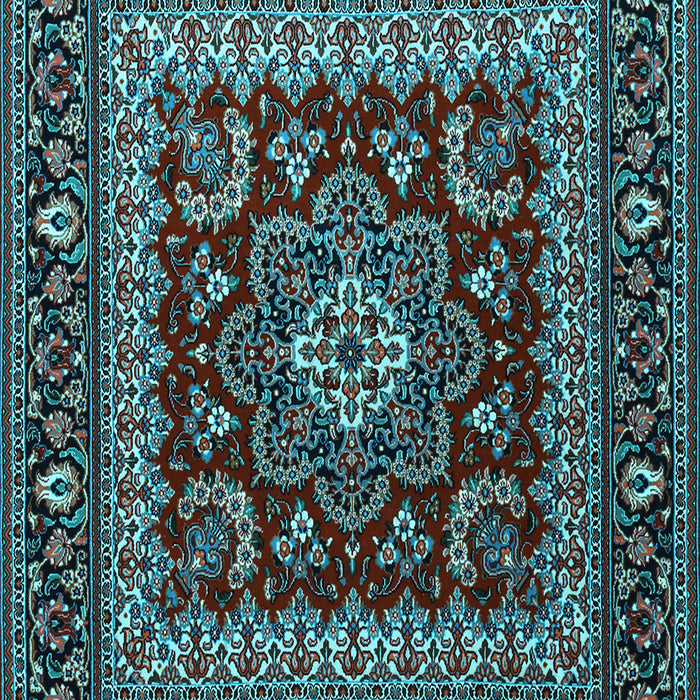 Machine Washable Persian Light Blue Traditional Rug, wshtr1677lblu