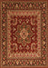 Persian Orange Traditional Rug, tr1677org