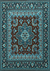 Persian Light Blue Traditional Rug, tr1677lblu
