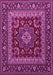 Machine Washable Persian Pink Traditional Rug, wshtr1677pnk