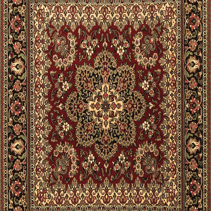 Machine Washable Persian Brown Traditional Rug, wshtr1677brn